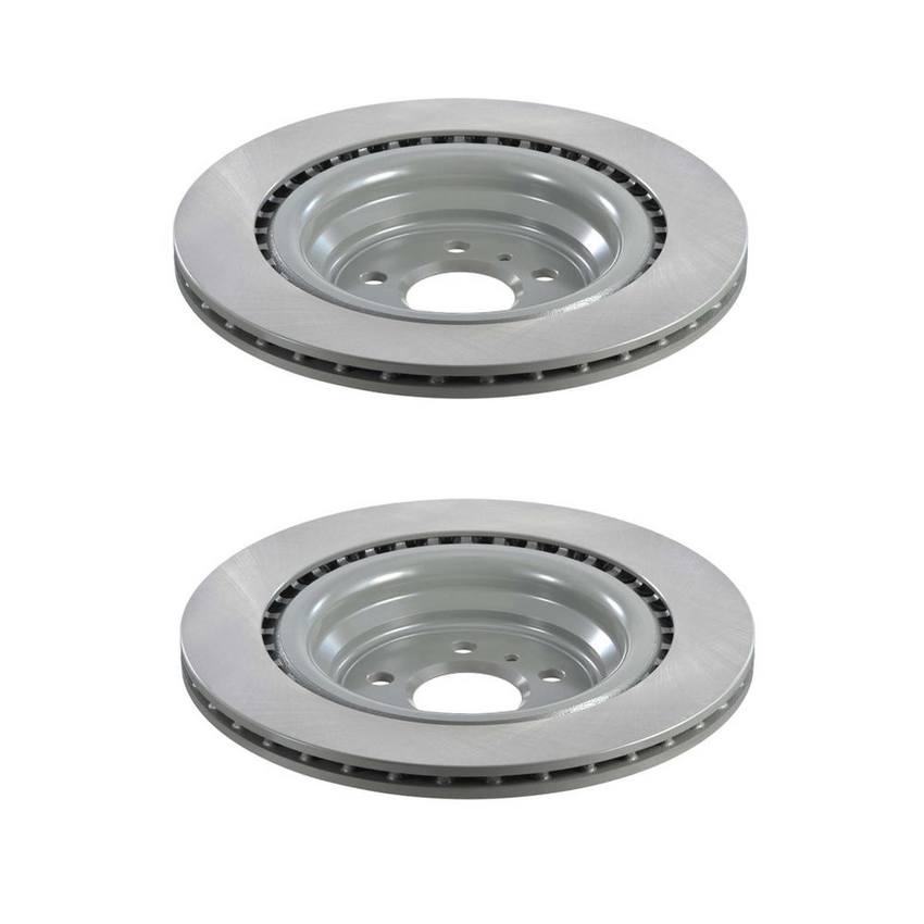 Mercedes Disc Brake Rotor Set Rear (345mm) 1664230700 Genuine